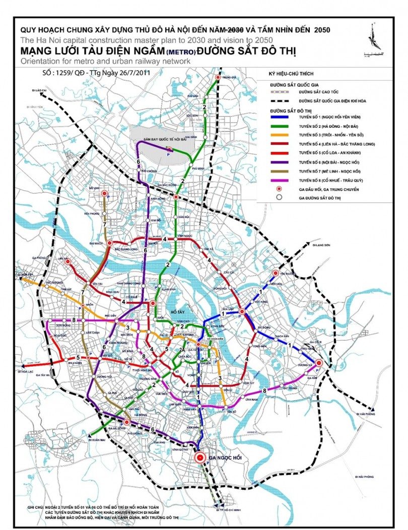 Đường sắt đô thị: Đường sắt đô thị ra đời mang lại cho người dân khu vực Hà Nội sự tiện lợi, an toàn và nhanh chóng hơn trong việc di chuyển. Những tuyến đường sắt đô thị này sẽ kết nối các khu vực quan trọng của thành phố với nhau và giảm thiểu tình trạng ùn tắc giao thông.